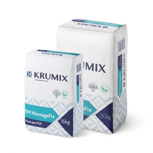 Krumix MontageFix: Надійний клей для гіпсокартону, 30 кг